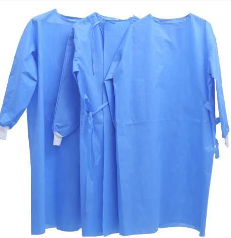 厂家现货一次性防护服隔离衣pp pe防护服sms熔喷无纺布反穿衣