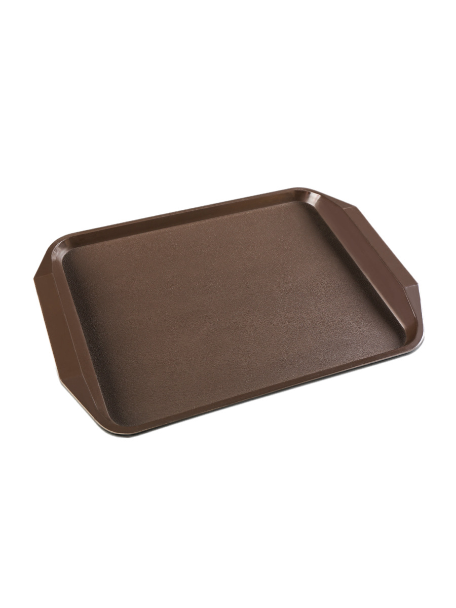 彩色塑料托盘pp防滑长方形幼儿园自助食堂餐厅快餐传菜端菜托盘