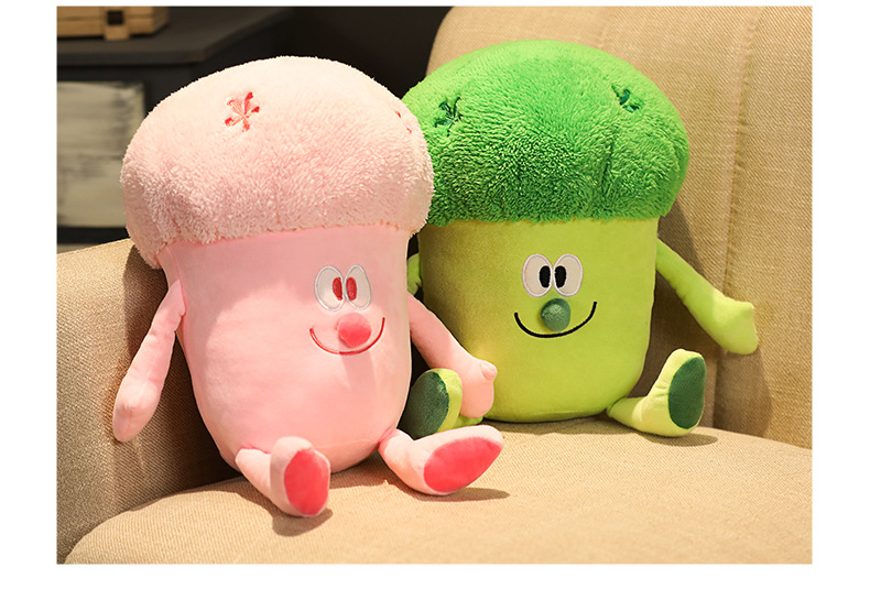 韩式ins花椰菜公仔仿真卡通花菜蔬菜玩偶毛绒玩具抱枕儿童玩偶