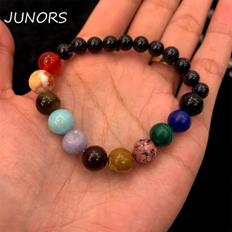 Universe Galaxy Eight Planets Bracelet Blue San Starry Sky Solar System Planets Bracelet Amazon New Bracelet