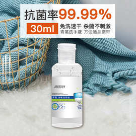 75%酒精免洗消毒洗手液hand sanitizer 30ml中英文便携免洗洗手液