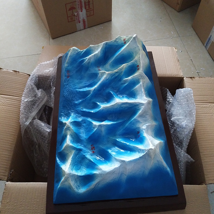 厂家供应 冰川地貌模型 18种地貌 教学仪器 科教 地理园 地理教室