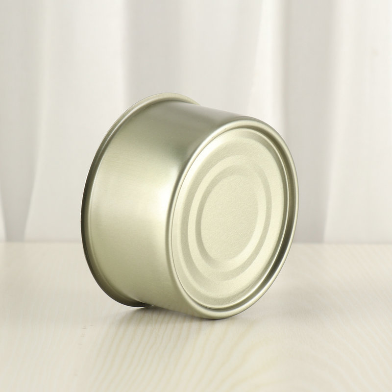 厂家生产 马口铁食品两片罐 圆形肉制食品易拉罐 创意咖啡包装盒