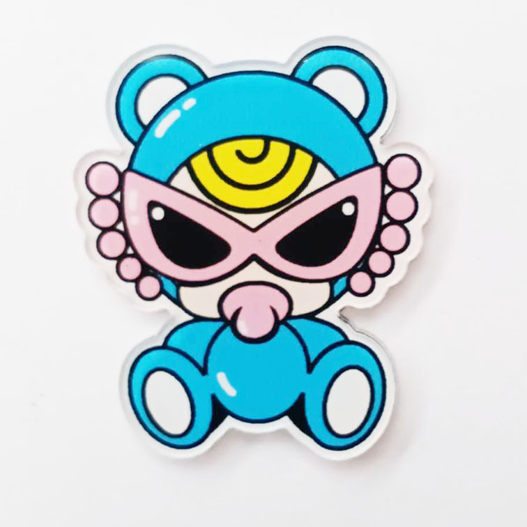 新款日韩流行黑超奶嘴配饰diy饰品服装鞋子配件亚克力材质时尚