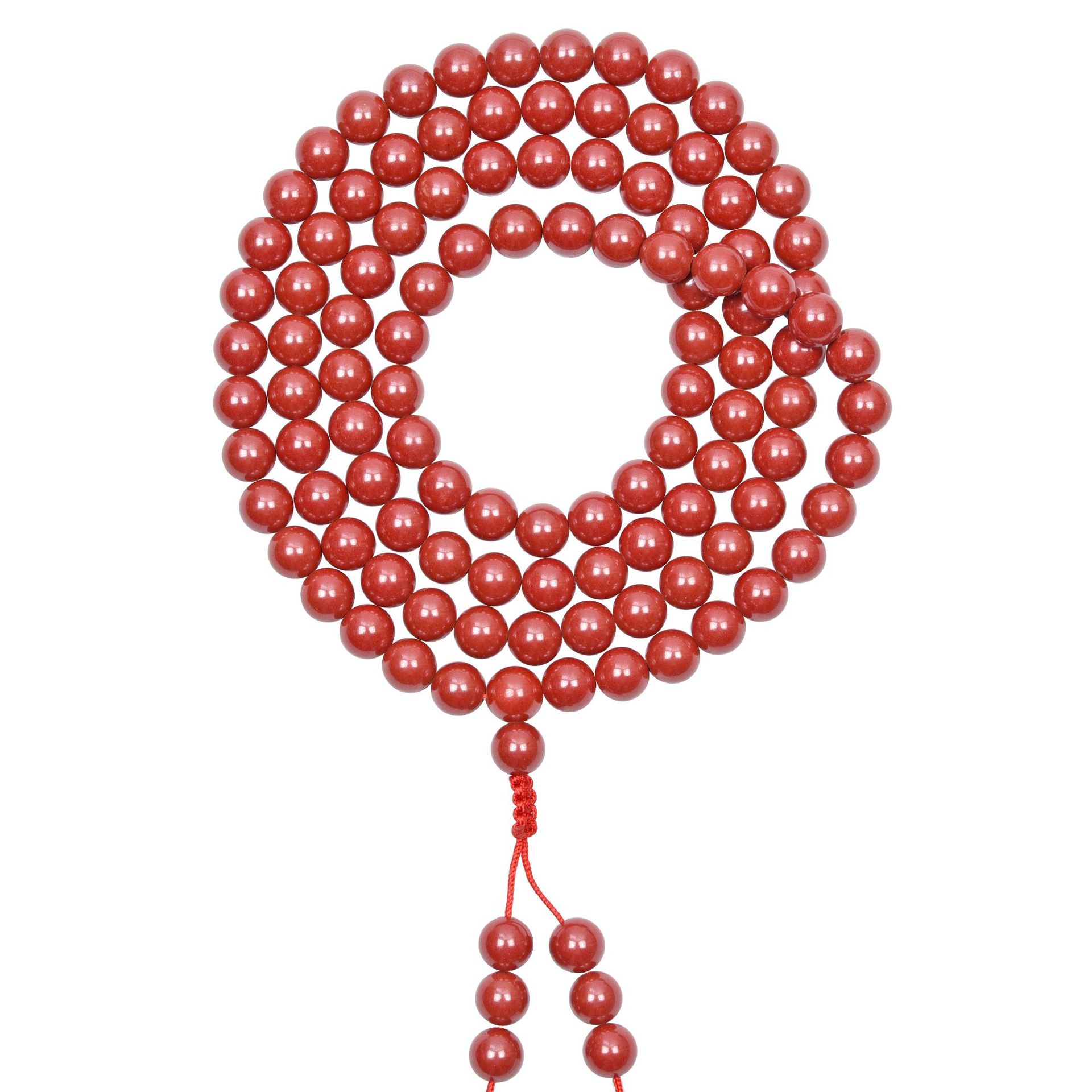 原矿朱砂帝王砂手链多圈情侣礼物时尚手串毛衣链饰品厂家批发