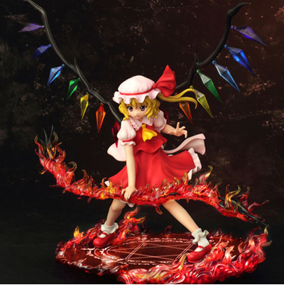 东方project恶魔之妹二小姐 芙兰朵露红剑手办模型公仔