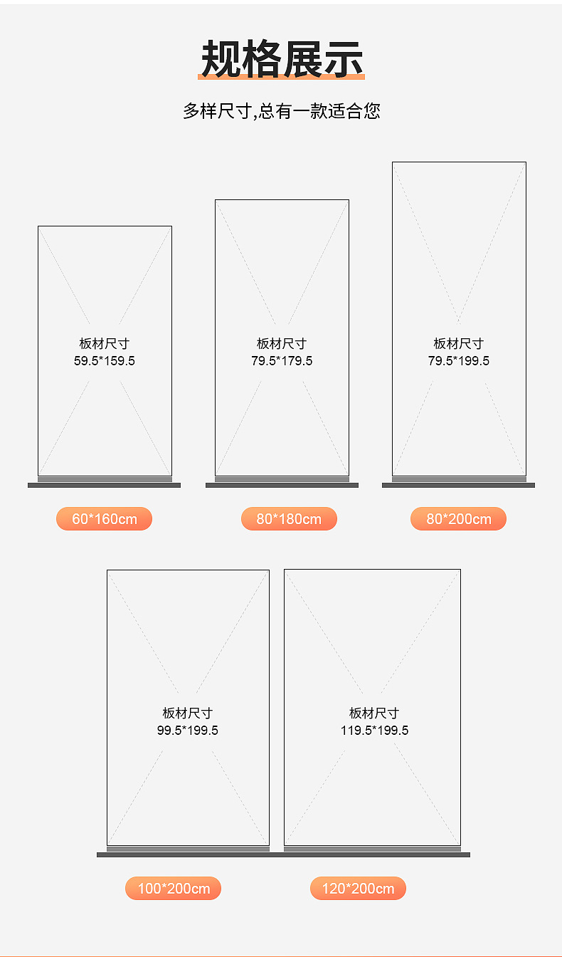 抗风丽屏展架80x180立式户外铝合金注水展示架落地式广告立牌