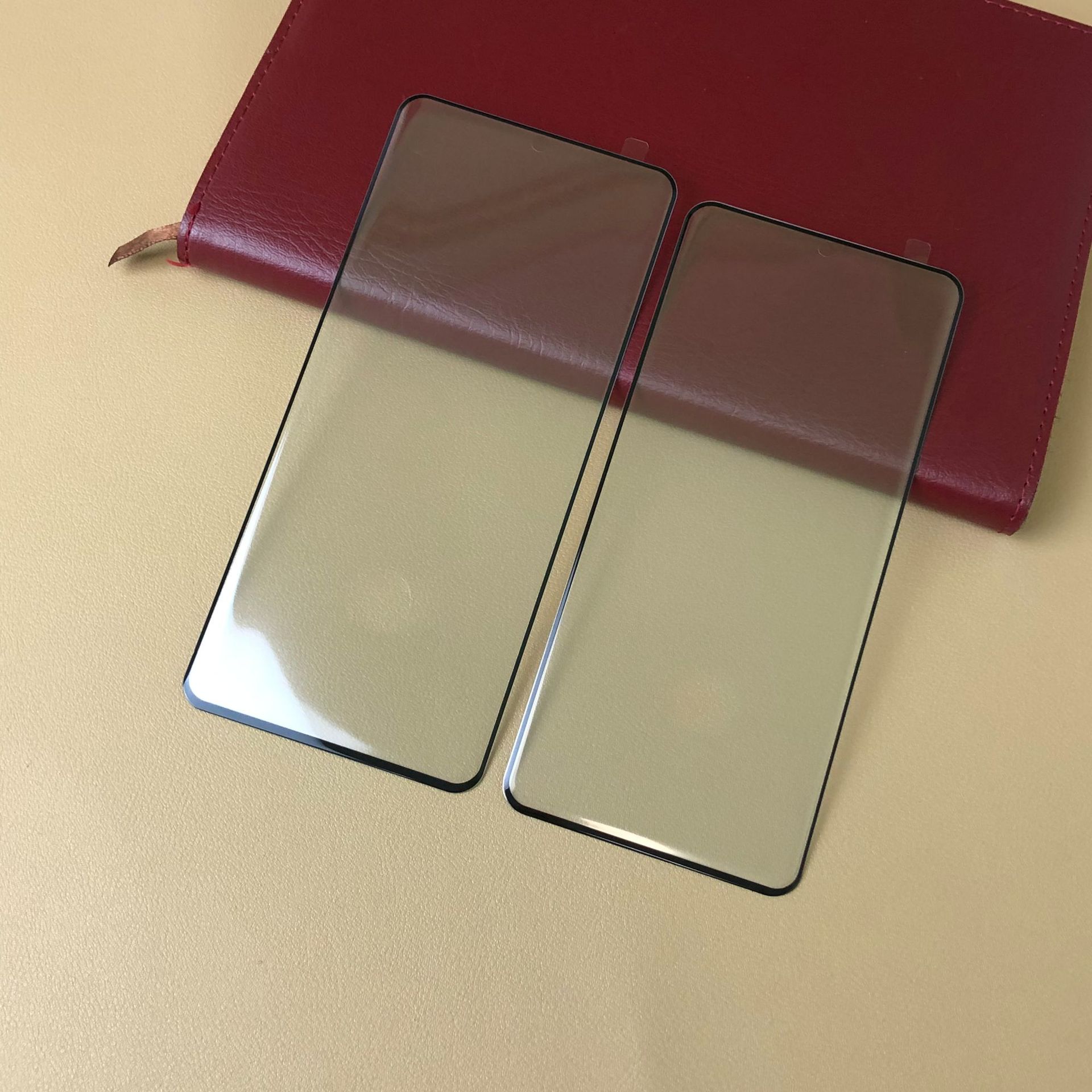 适用三星s20ultra钢化膜 s20曲面3d热弯边胶玻璃保护贴指纹贴解锁