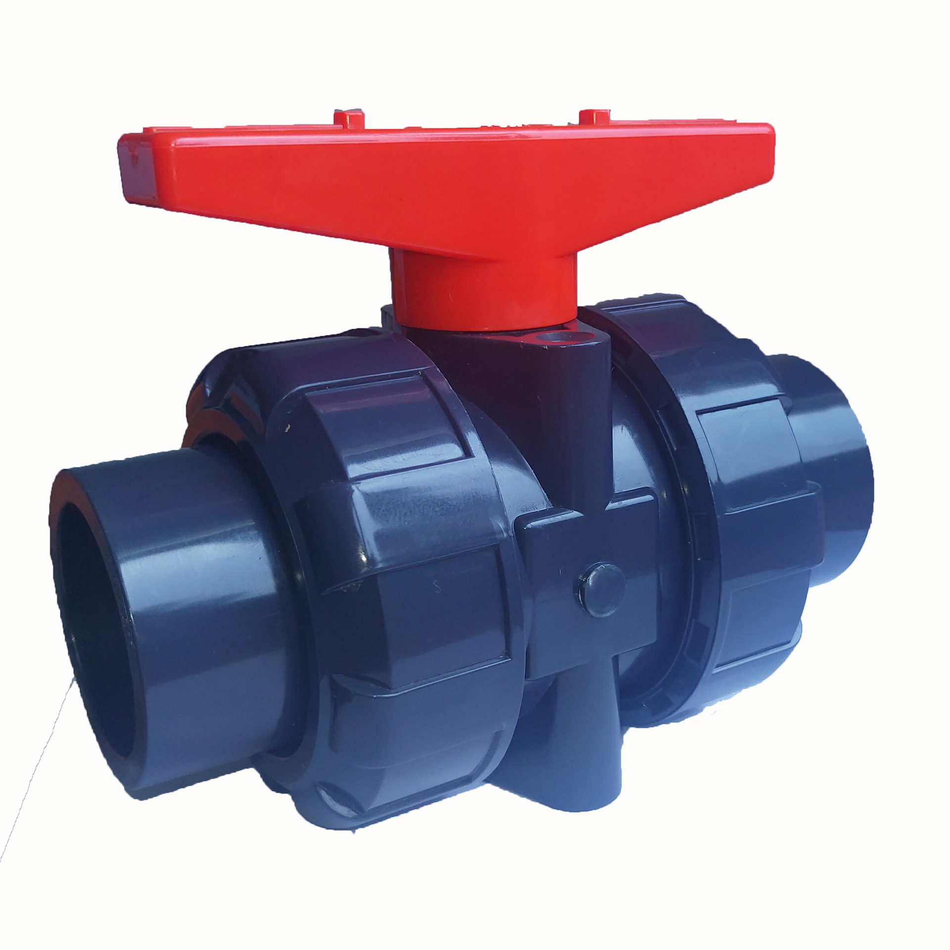 厂家直销 pvc球阀 pvc双活接球阀 upvc球阀 pvc-u球阀