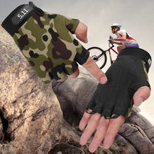 511半指男运动儿童手套户外登山防护半指手套女骑行健身遮阳