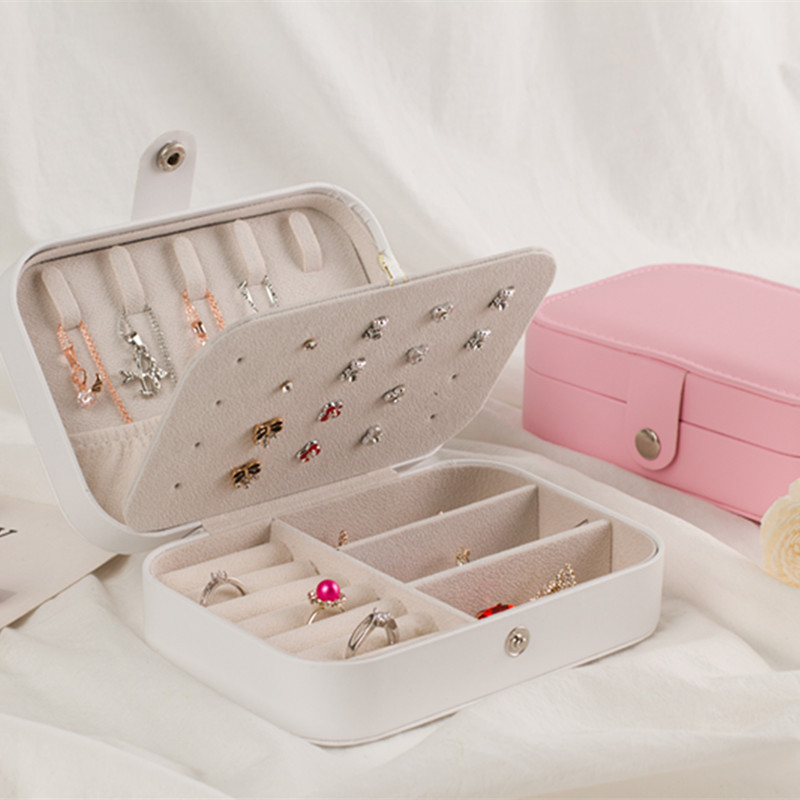 Jewelry Box Storage Box Multi-Function Jewelry Box Ornament Storage Box Jewelry Box Spot Leather Jewelry Box