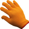 Wholesale Supply 300g computer weave Orange Polypropylene yarn knitting glove Large favorably