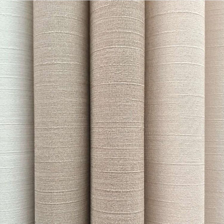 pvc工程墙布十字布基素色现代简约家装电视背景墙布酒店装饰墙布