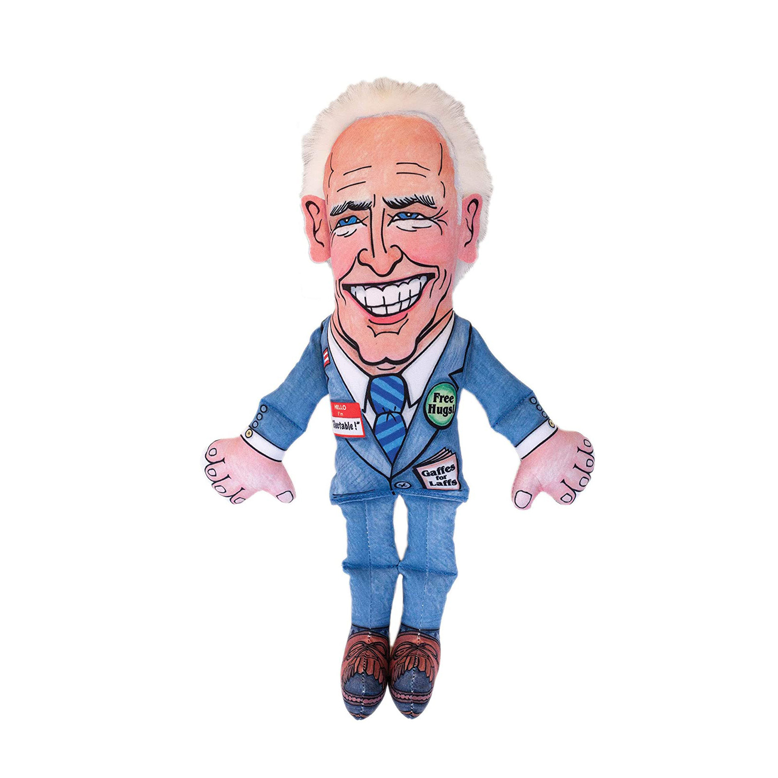 外贸跨境 拜登宠物玩具 拜登宠物帆布发声人偶美国拜登宠物玩具