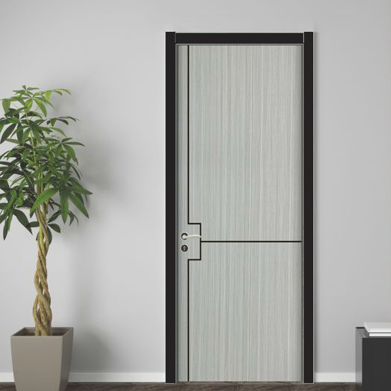 无漆木门定制卧室门现代轻奢灰色木门免漆门室内门家装门卡通门