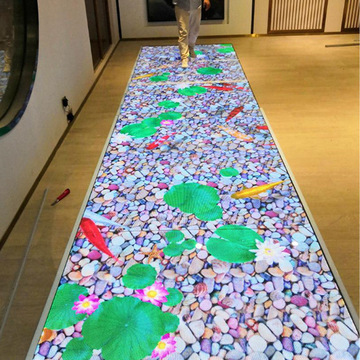 p3.91互动地砖屏舞台展厅 感应led动态地板屏 led互动电子地砖屏