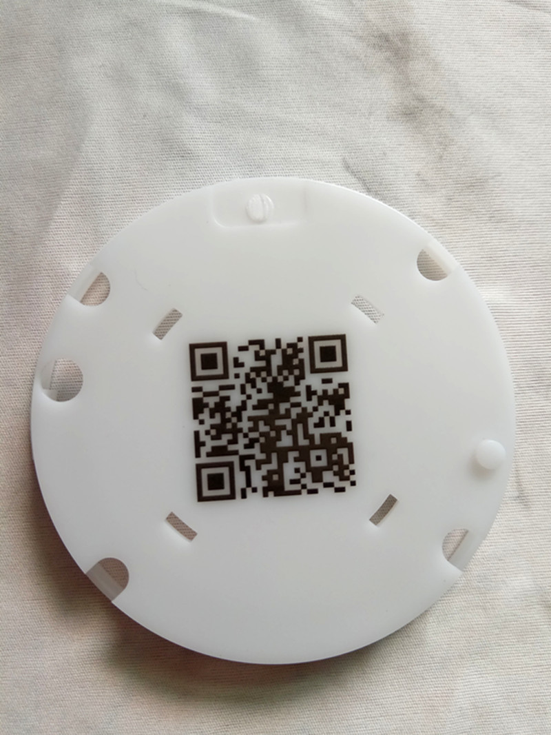 源头工厂直供平湖鹅公岭辅城坳 塑胶壳硅胶激光印字 二维码镭射