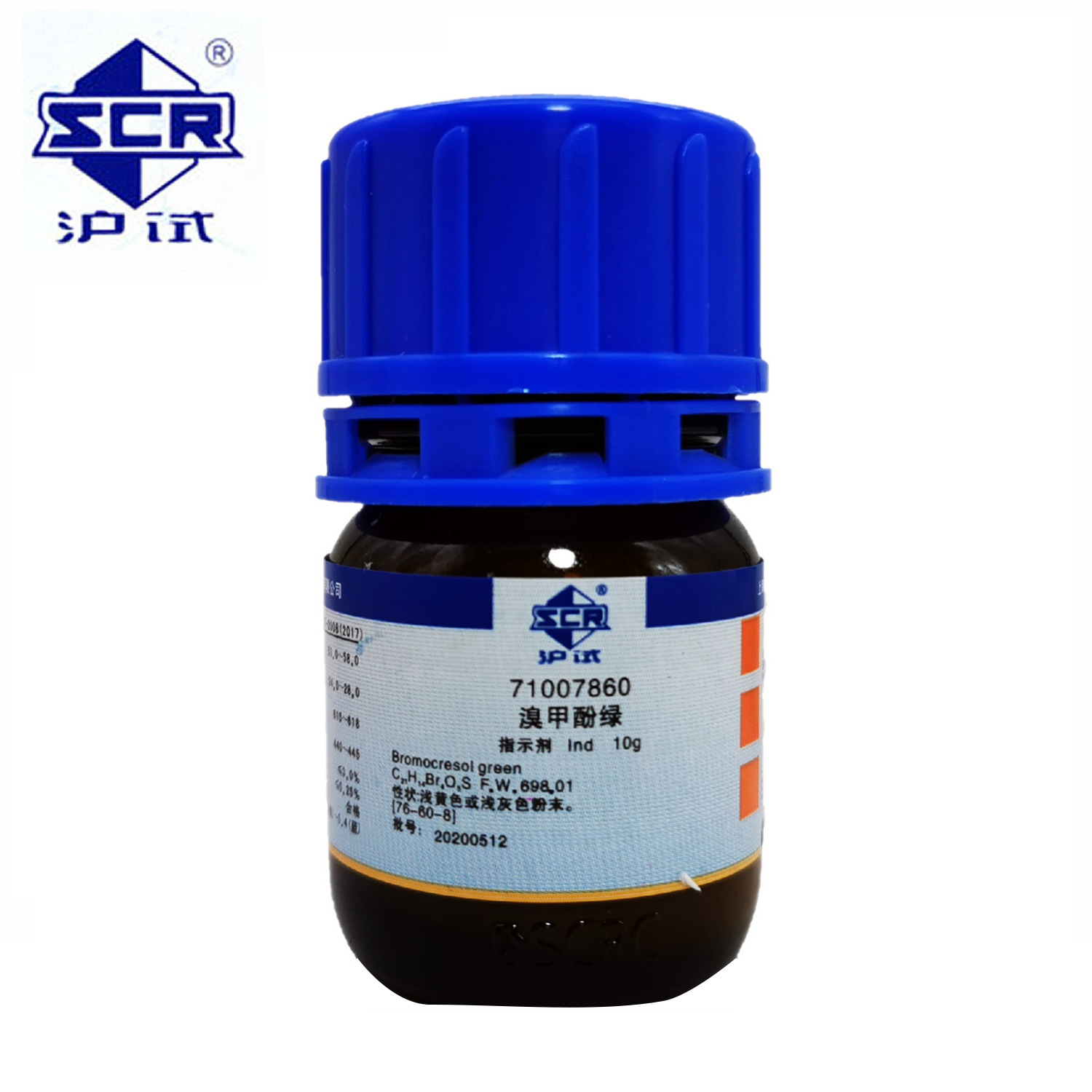 上海国药溴甲酚绿分析纯ar10g76-60-8广东总代化学试剂现货供应
