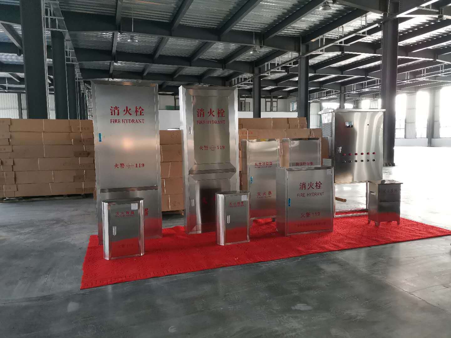 不锈钢304消火栓箱 不锈钢201消防栓箱 灭火器箱