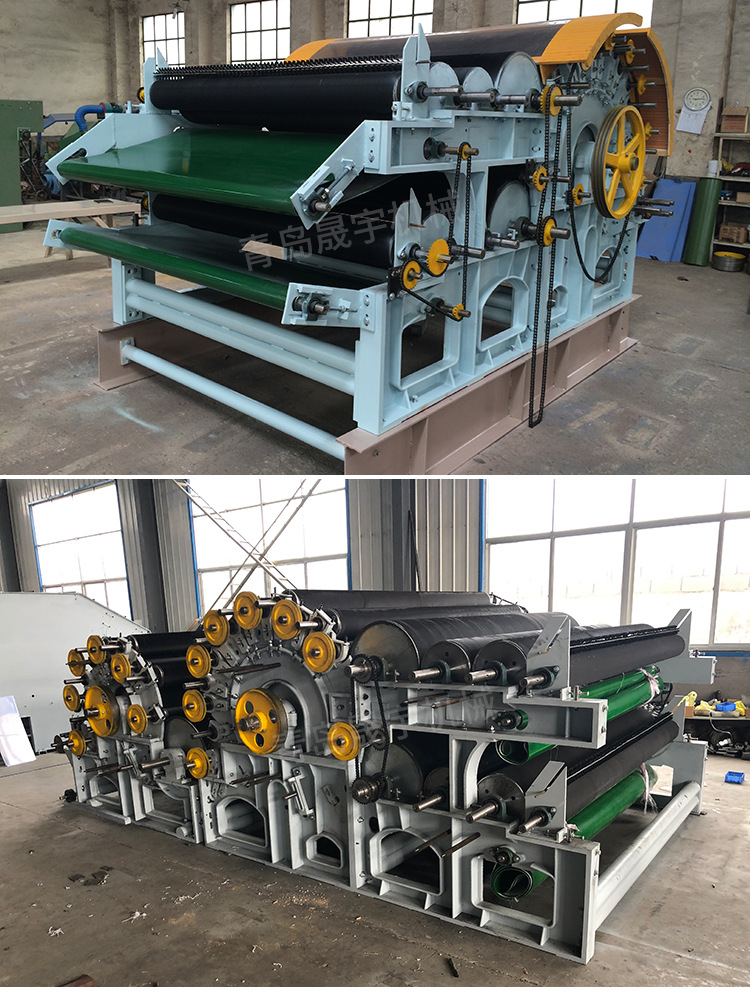 热风棉生产线梳理机2500mm无纺布梳理机高速梳理机半精纺梳理机