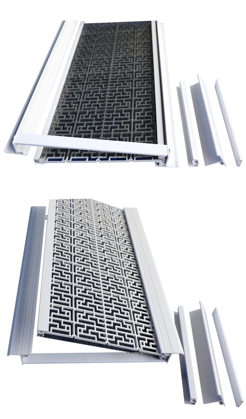 华旗厂家优惠abs防结露风口拼接花板花色多样 出风口回风口艺术