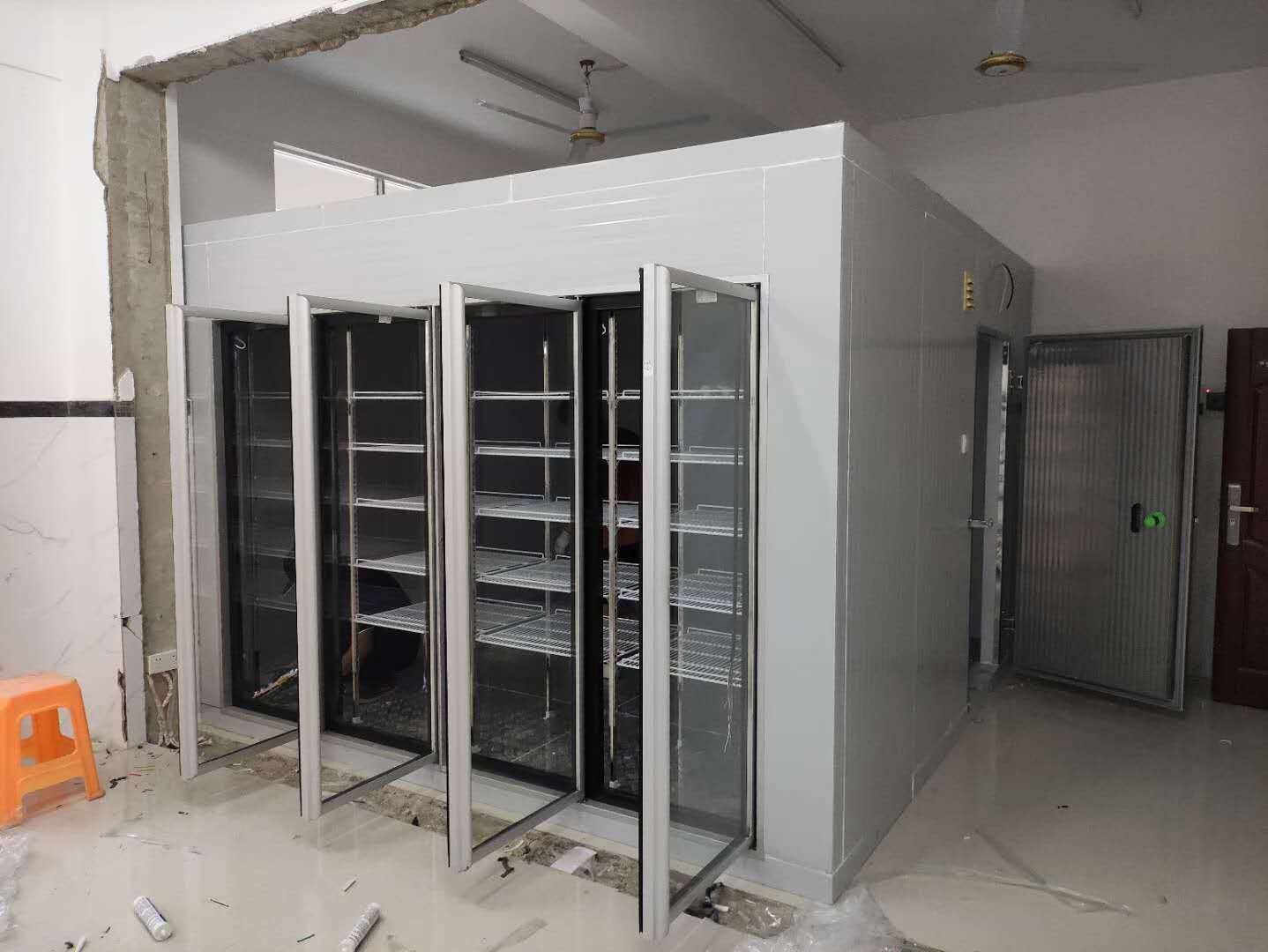 冰河后补式冷藏展示柜程医院商用饮料疫苗后补式冷库工程招标定制