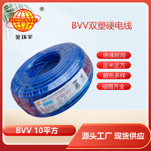 金环宇电线电缆进户主线家装工程用线BVV10平方双层胶铜芯电线