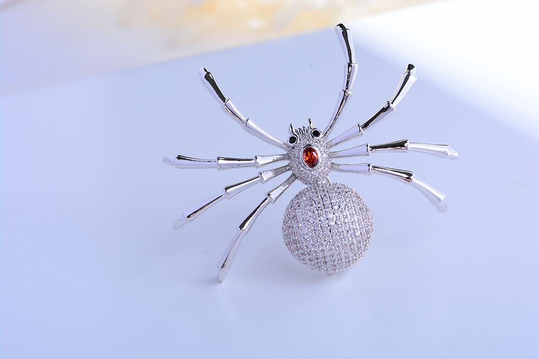 时尚男士胸针创意蜘蛛简约西服大衣配饰气质优雅ins胸花个性潮款