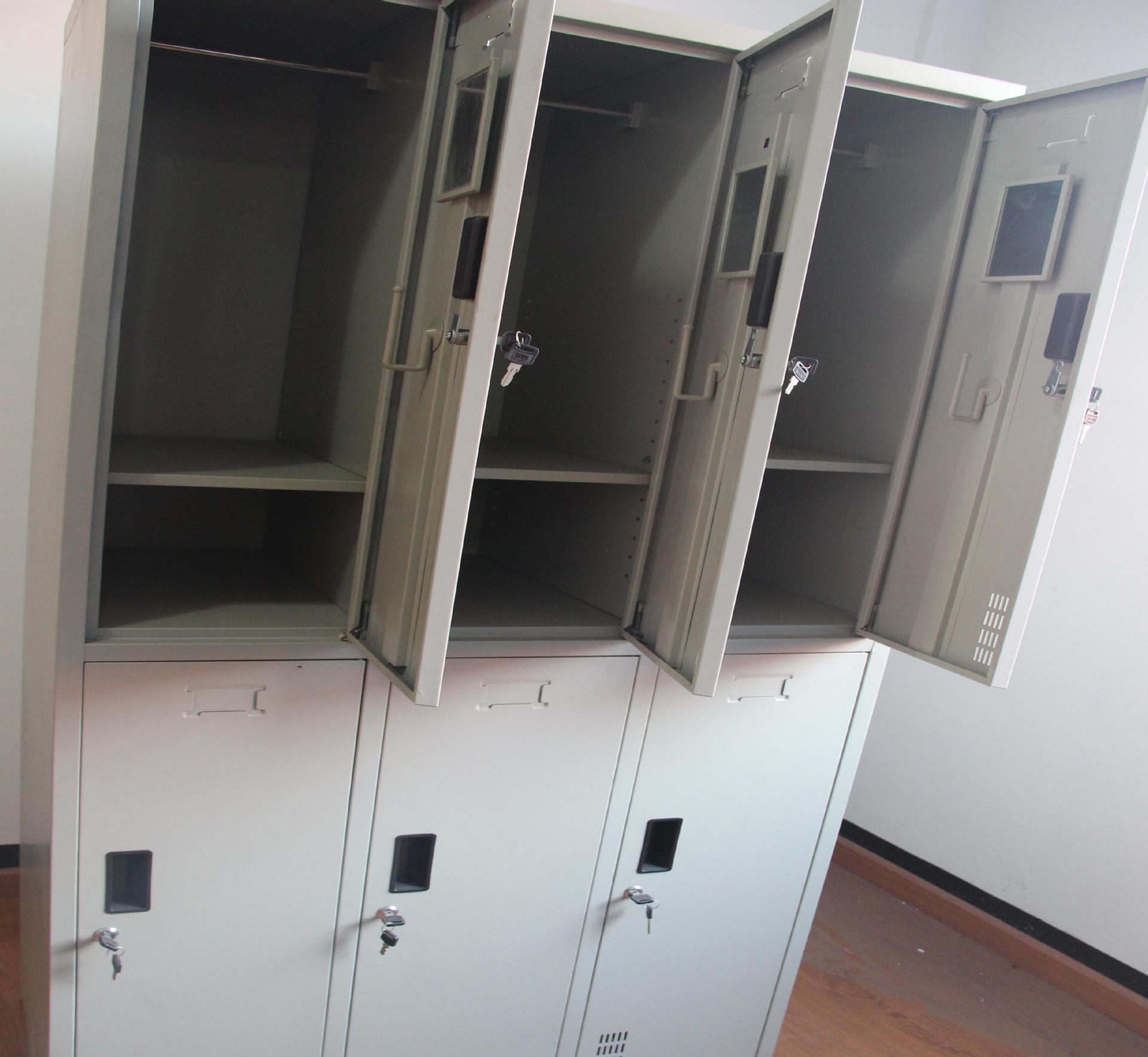 不锈钢更衣柜员工储物柜食堂放碗餐具柜各种尺寸均可定制全国发货