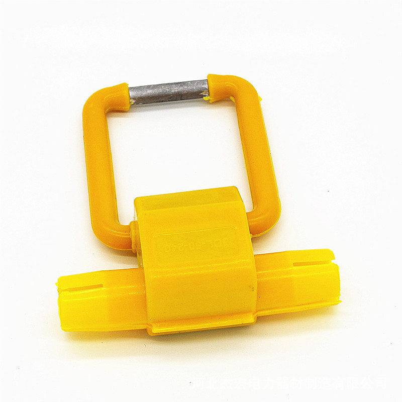 电力金具接地线夹三色绝缘接地线夹绝缘接地环地线夹线路配电卡线
