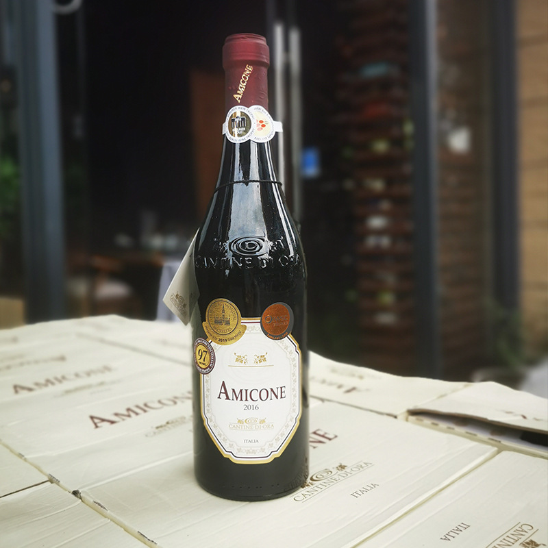 【97分 媲美入门级阿玛罗尼】意大利风干红酒 amicone葡萄酒