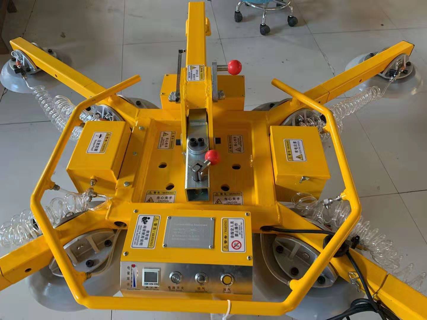 程煤真空玻璃吸盘 电动玻璃吸盘强力真空吊具幕墙翻转真空吸吊