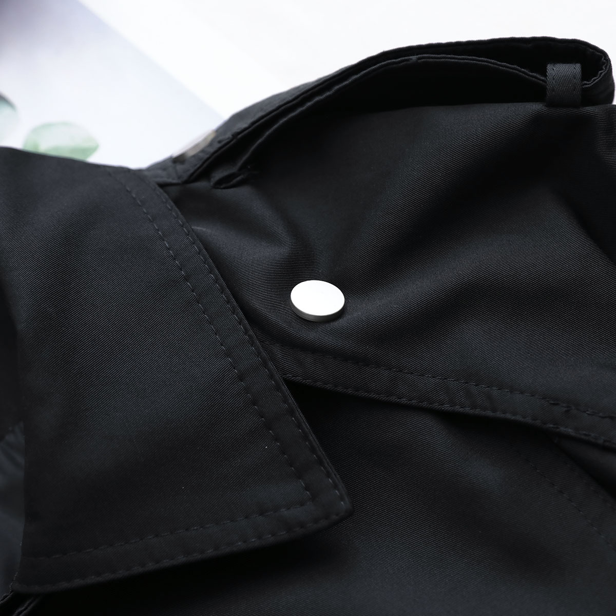 011119气质风衣外套小个子2020秋季新款宽松韩版挺廓中长上衣