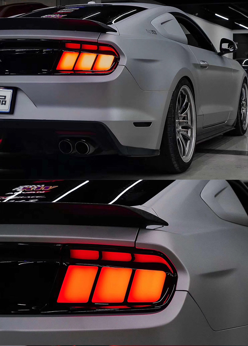 适用于15-20款福特野马改装尾灯总成mustang超跑尾灯led流水转向