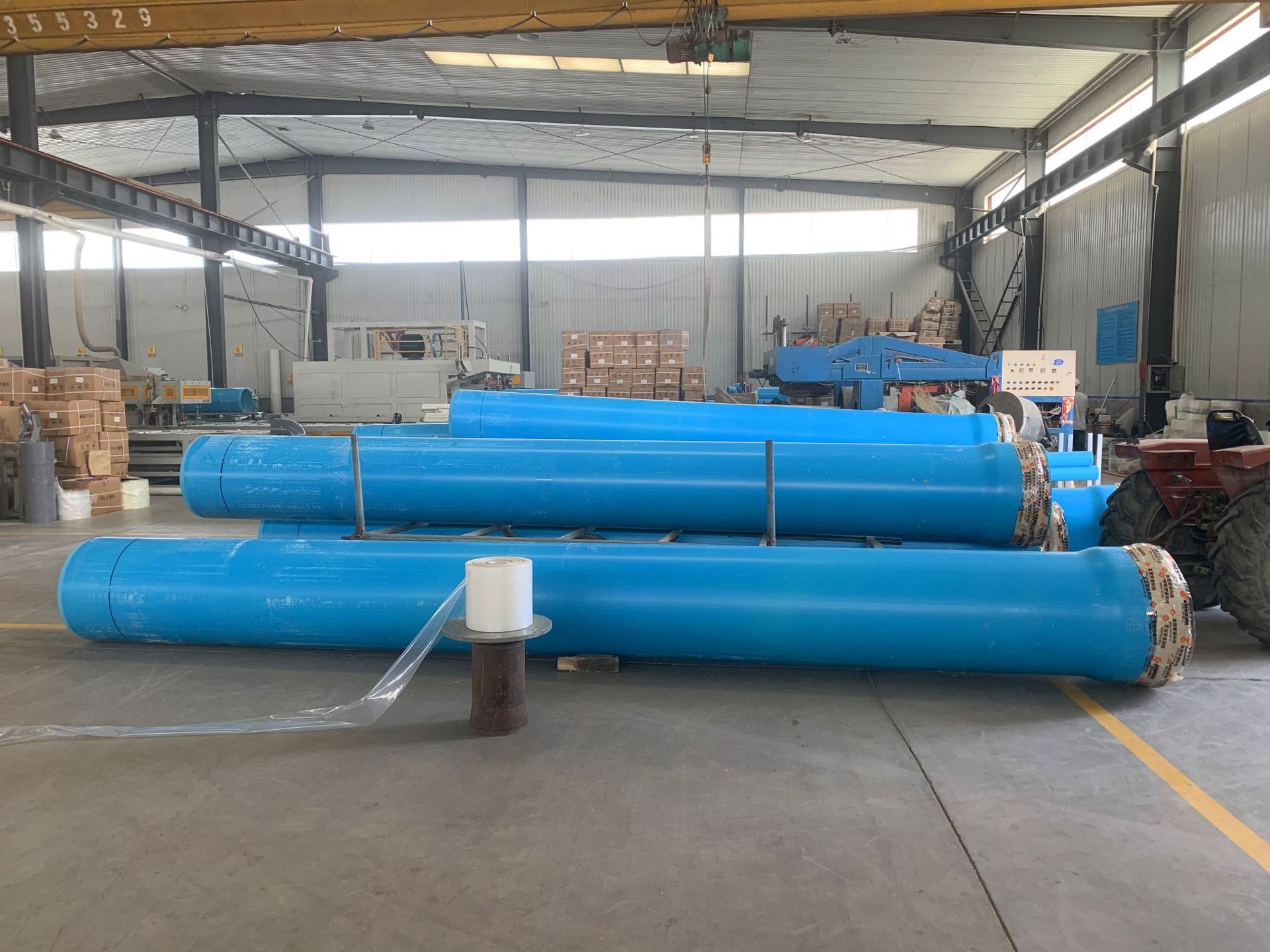 pvcuh高性能给水管 200pvc-uh蓝色给水管 1.0mpa饮用水自来水工程