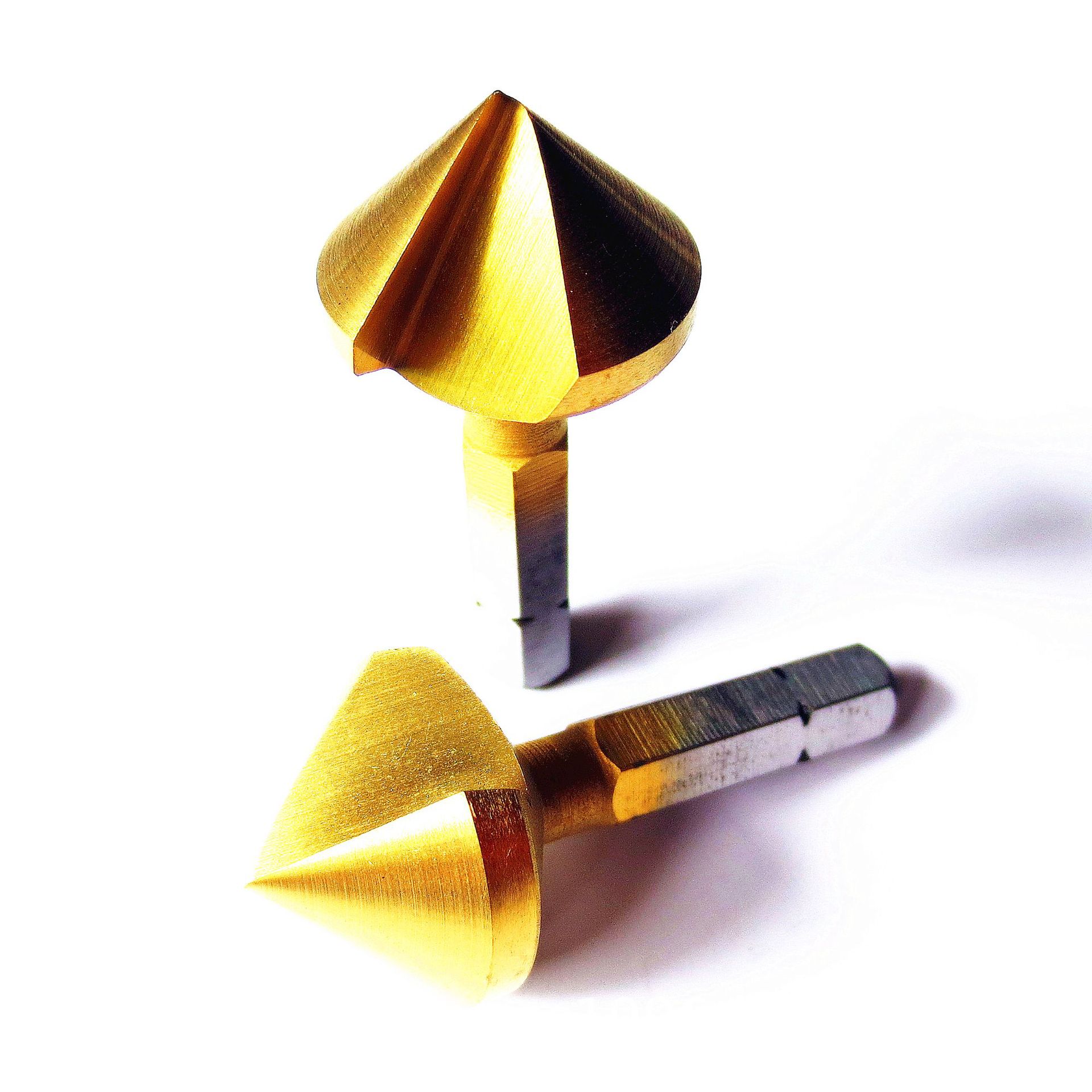 六方柄单刃锪钻/镀钛锪钻/单刃倒角刀:20.5×90°-1f