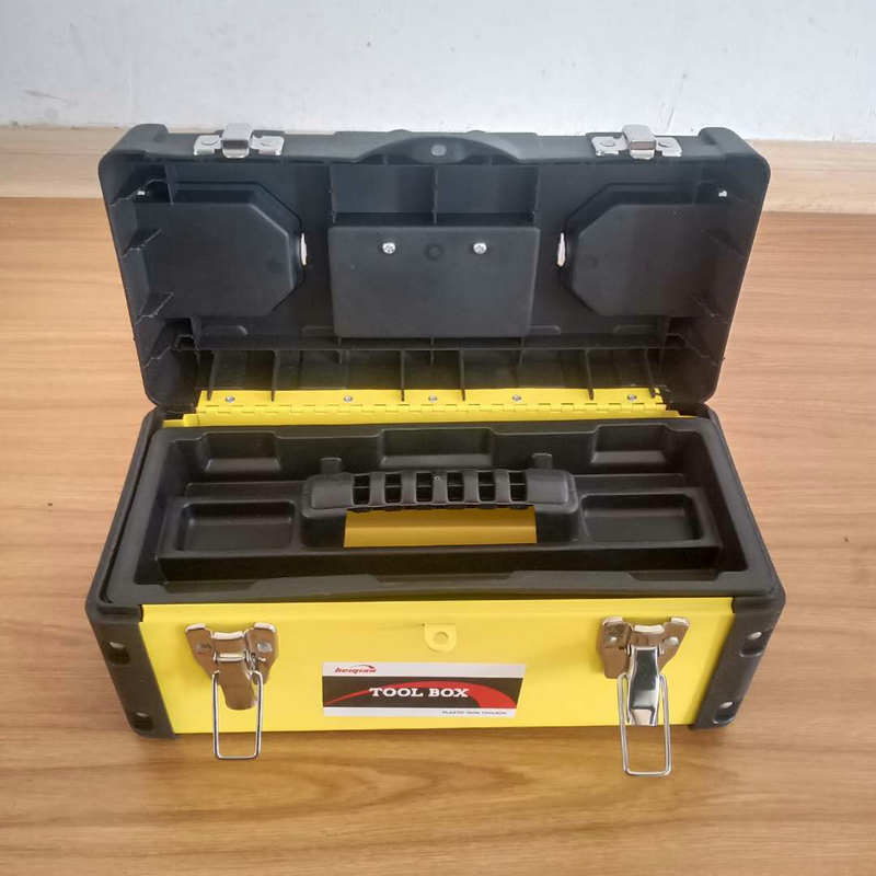 手提工具箱多功能车载塑铁工具箱 多规格汽修便携工具箱批发