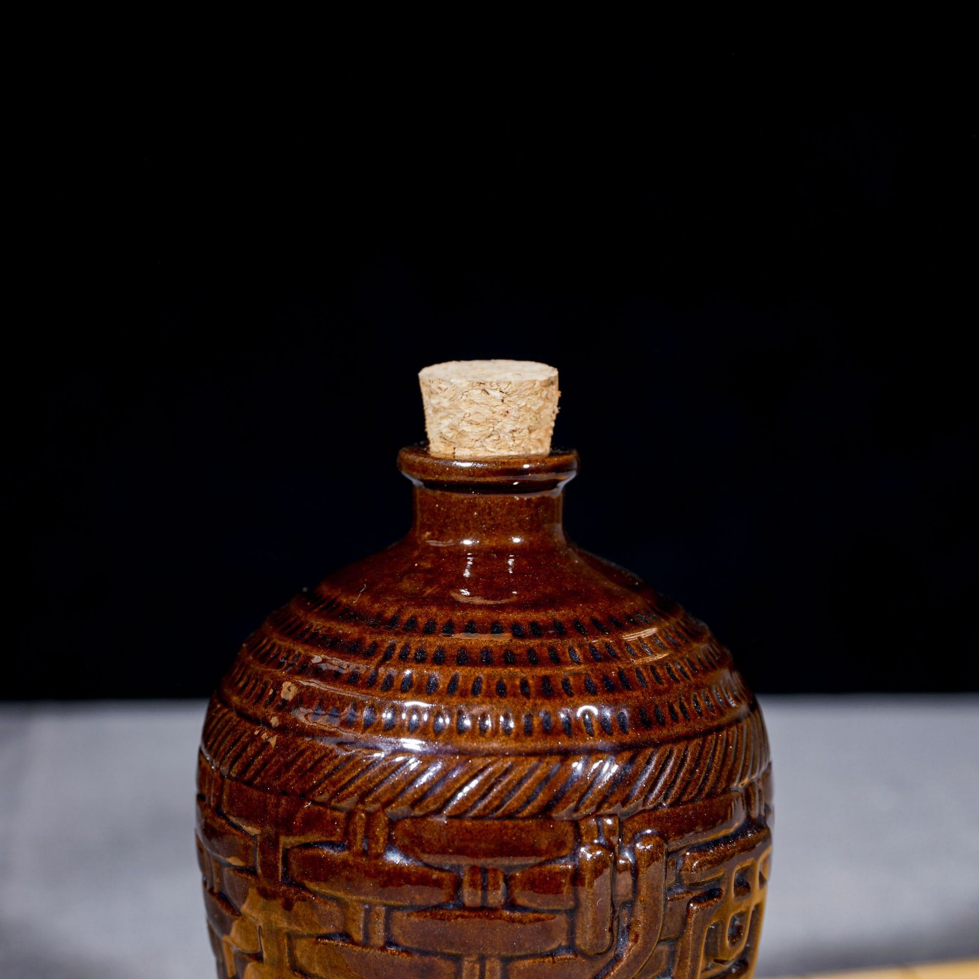 宜兴土陶陶瓷酒瓶1斤红釉密封酒坛仿古3斤5斤装黄酒白酒空瓶酒罐