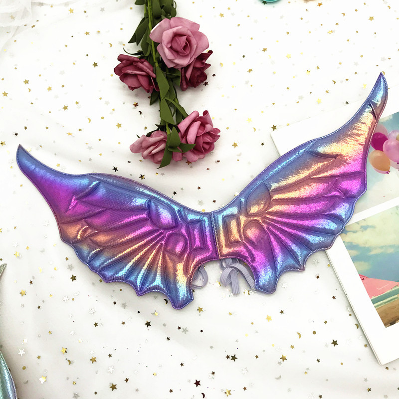 Children's Performance Angel Wings Exquisite Props Single Layer Butterfly Wings Festival Performance Layout Supplies Factory Direct Sales