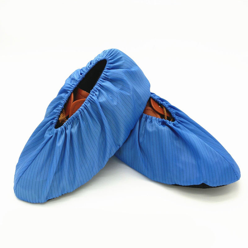 厂家批发防静电鞋套家用可清洗布脚套学校机房无尘车间工厂用鞋套