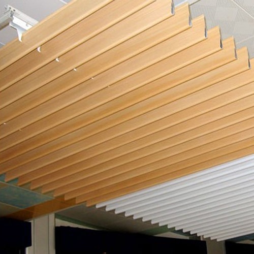 吊顶勾搭铝单板 勾搭式瓦楞板 金属吊顶装饰板