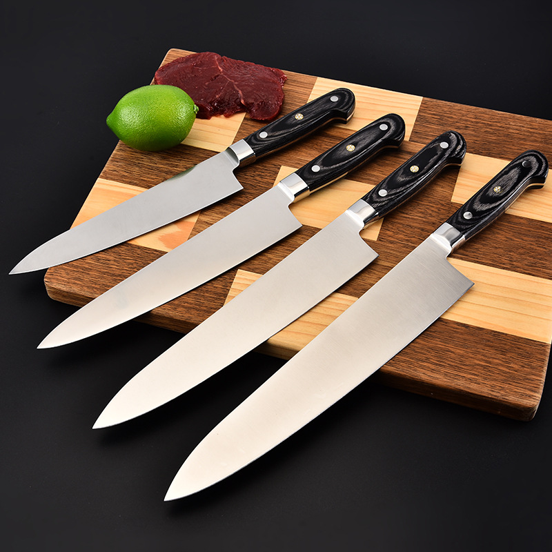 不锈钢料理刀切牛肉片剔骨刀具西餐商用主厨寿司三文鱼刺身多用刀