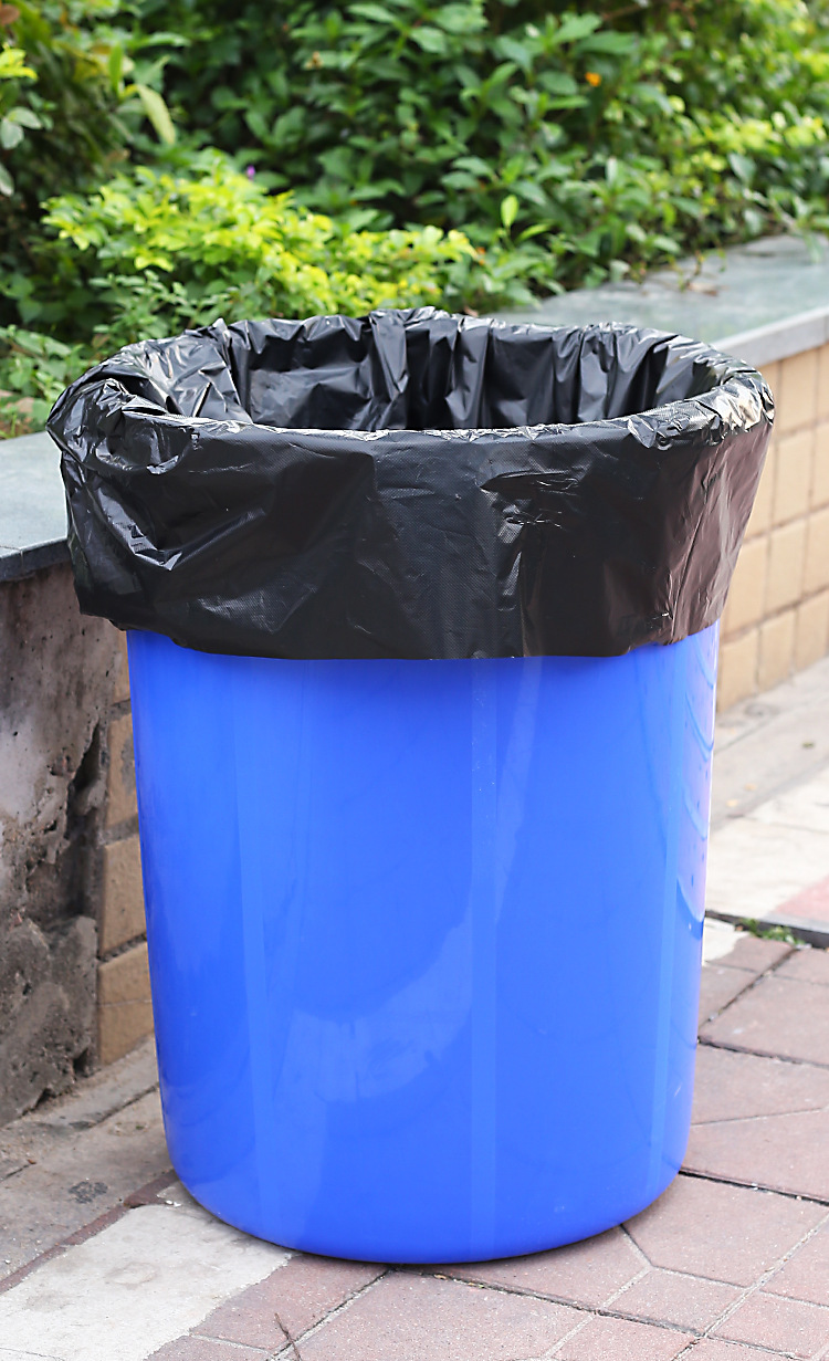 大垃圾袋大号加厚黑色环卫厨房桶特大号超大黑塑料商用家用80x100