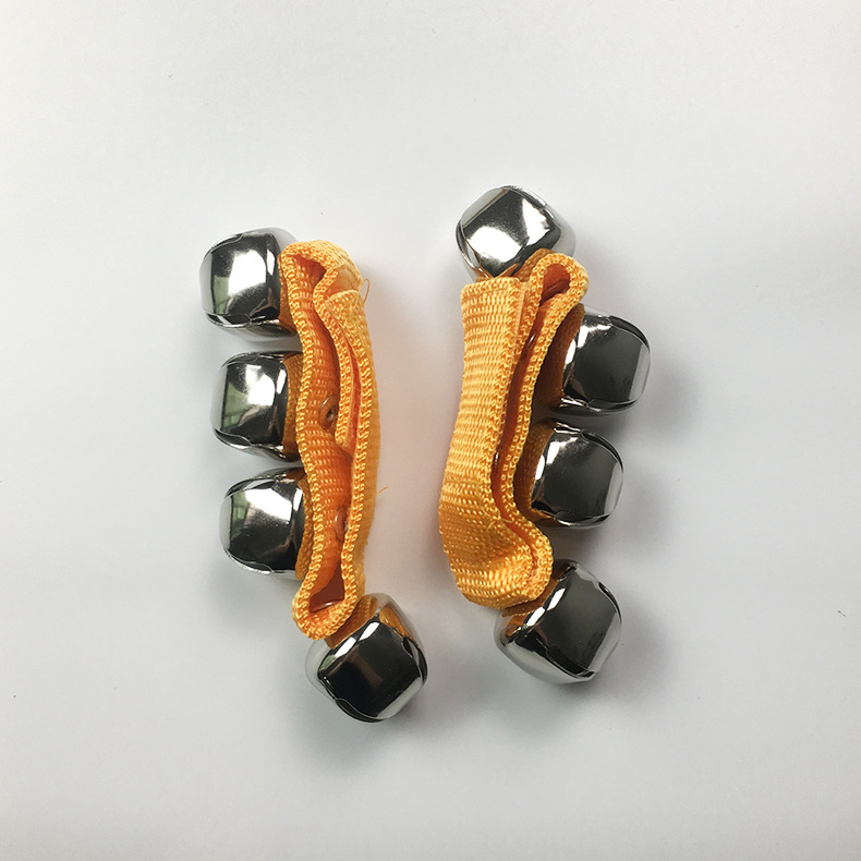 手腕铃铛 奥尔夫乐器手腕铃脚铃幼儿园舞蹈表演游戏用手摇铃