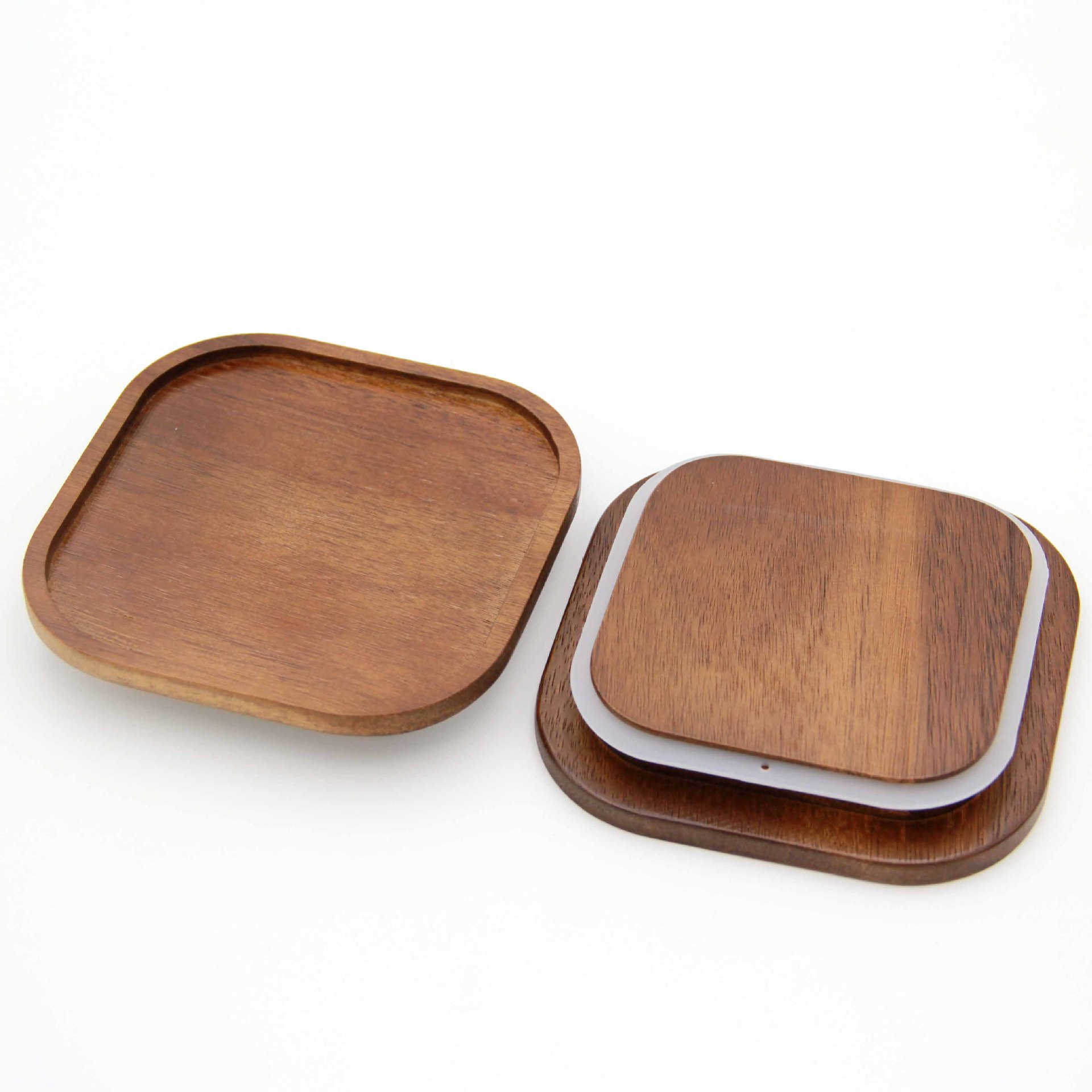 相思木盖 相思木玻璃储物罐盖 方盖圆盖木杯盖木质工艺品木盖子