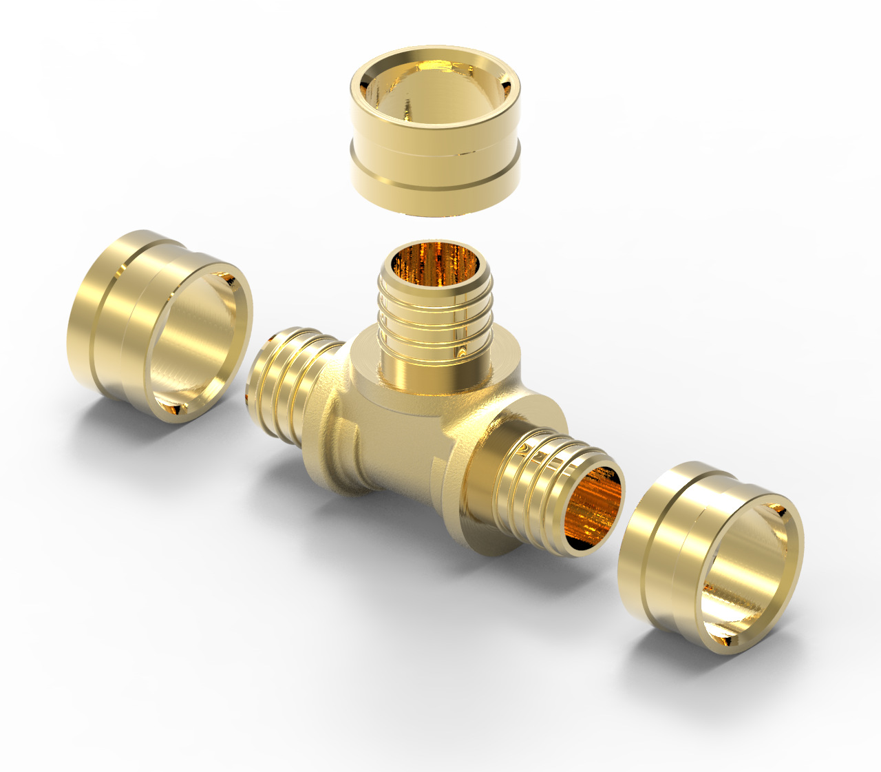 地暖 螺纹欧标 黄铜 滑紧管件 地暖管道连接