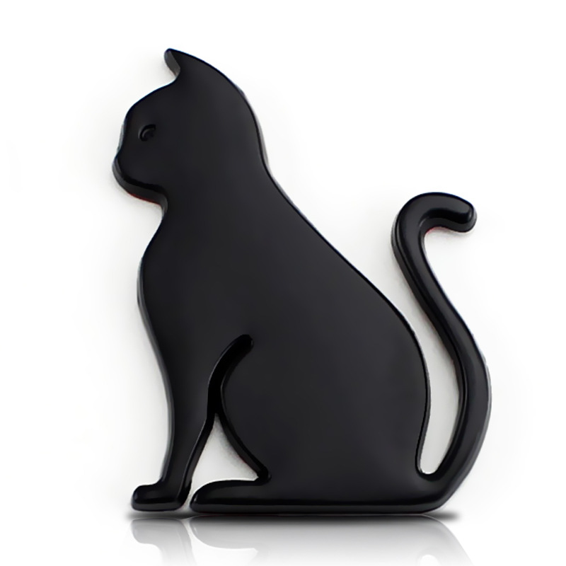 创意个性3D立体小猫可爱车饰车身装饰汽车贴标猫咪车贴划痕遮挡