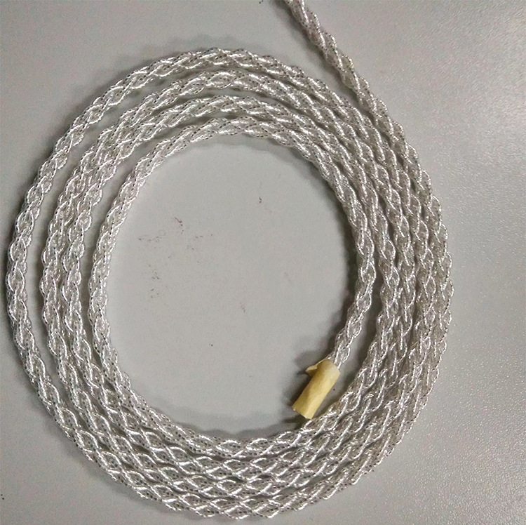 厂家生产银箔屏蔽耳机线 6芯hifi单晶铜镀银耳机维修diy升级线材