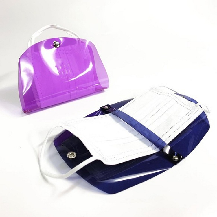 透明TPU口罩收纳夹 防细菌传染口罩收纳包 口罩整理盒定制