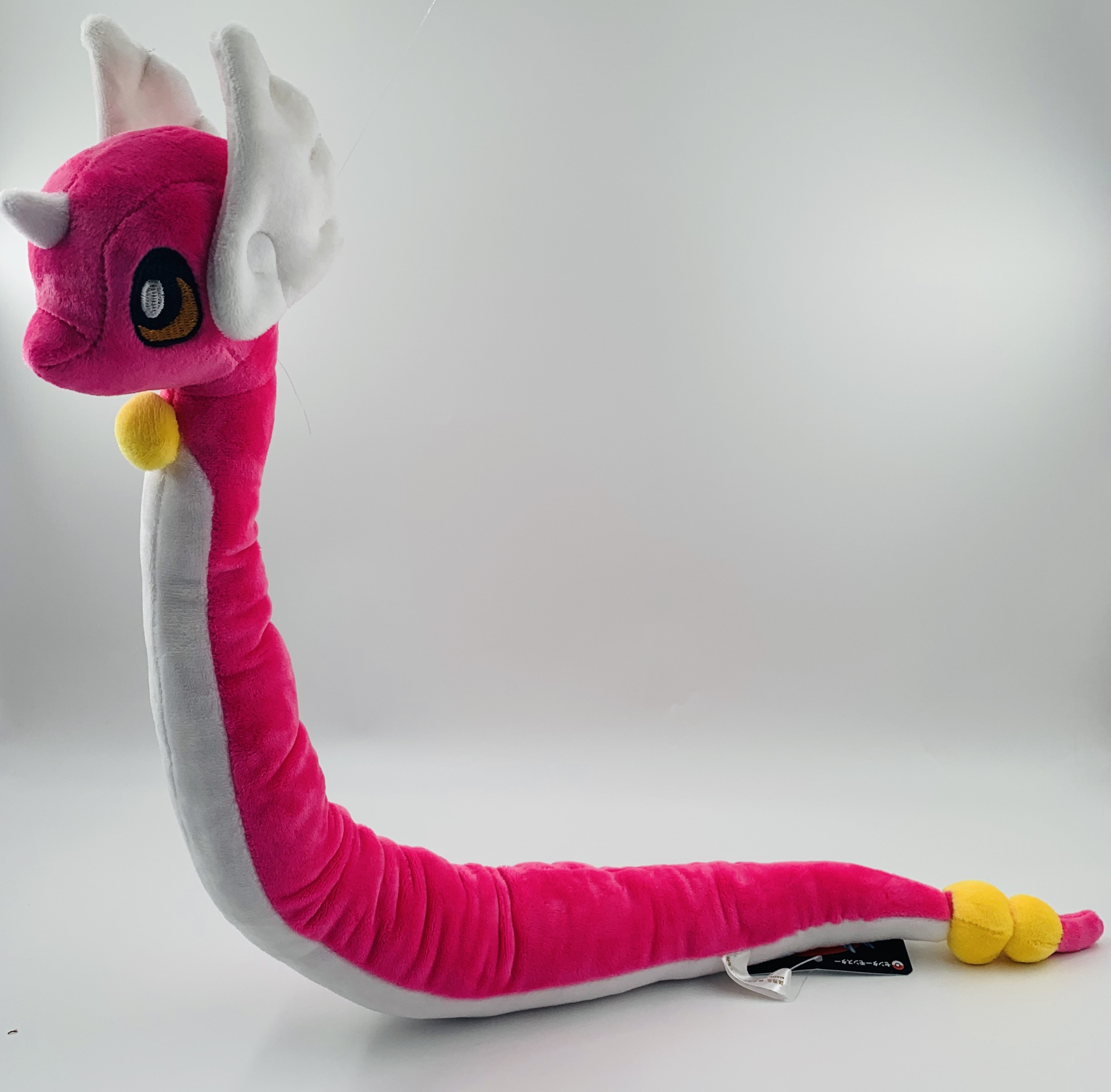 大号68cm 异色 粉色 哈克龙 迷你龙 进化 毛绒公仔 带骨架可造型